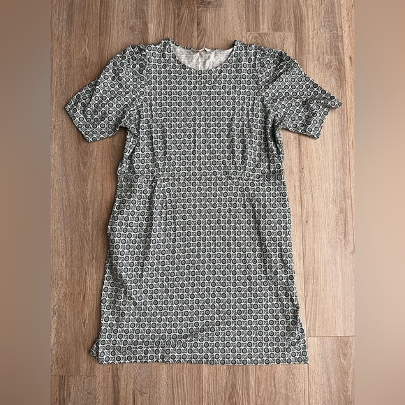 Boden Women’s Zoe Agean Blue Green Floral Jersey Dress - Size 20 - Picture 2 of 7